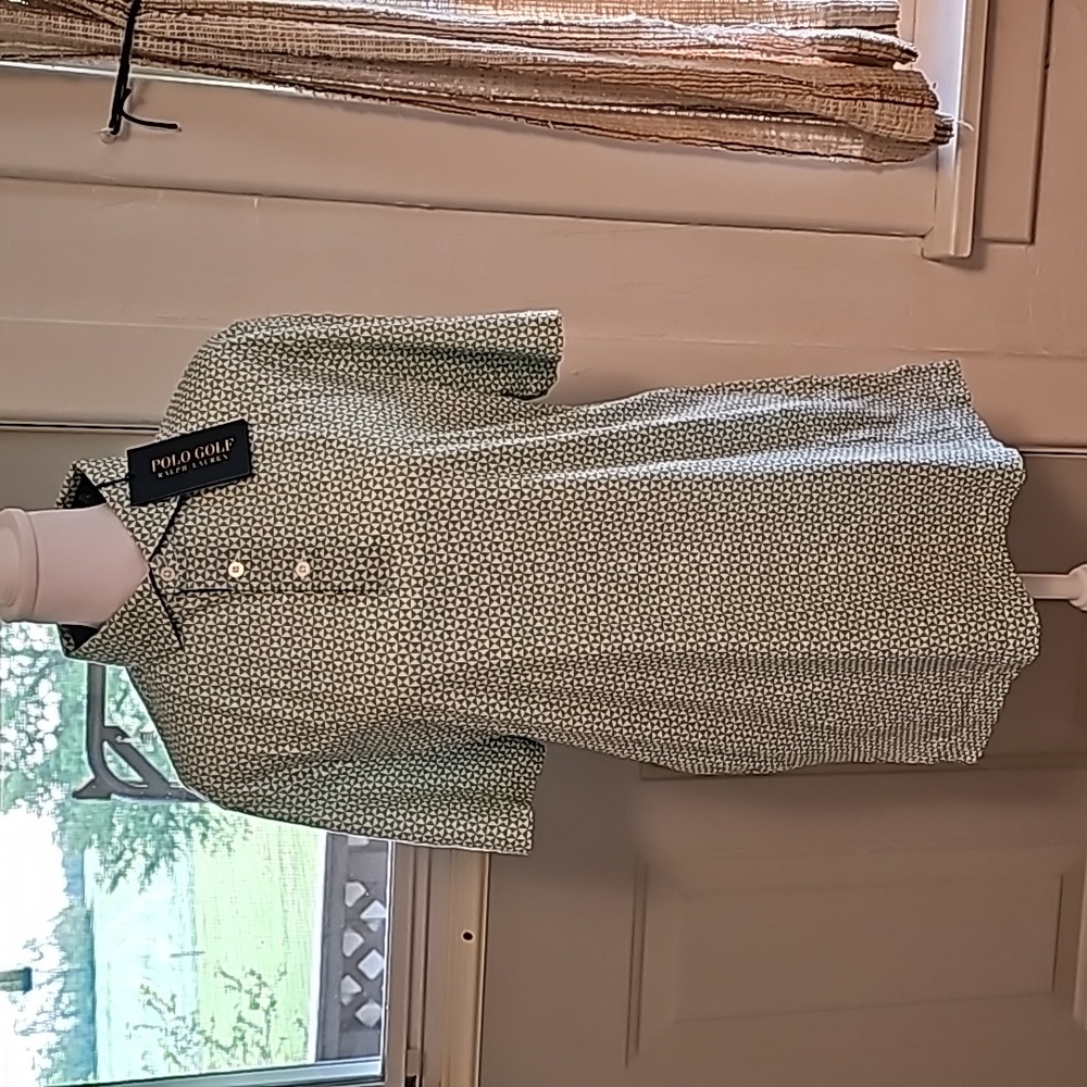NWT  Ralph Lauren Polo Golf Mens button down shirt Size Small
